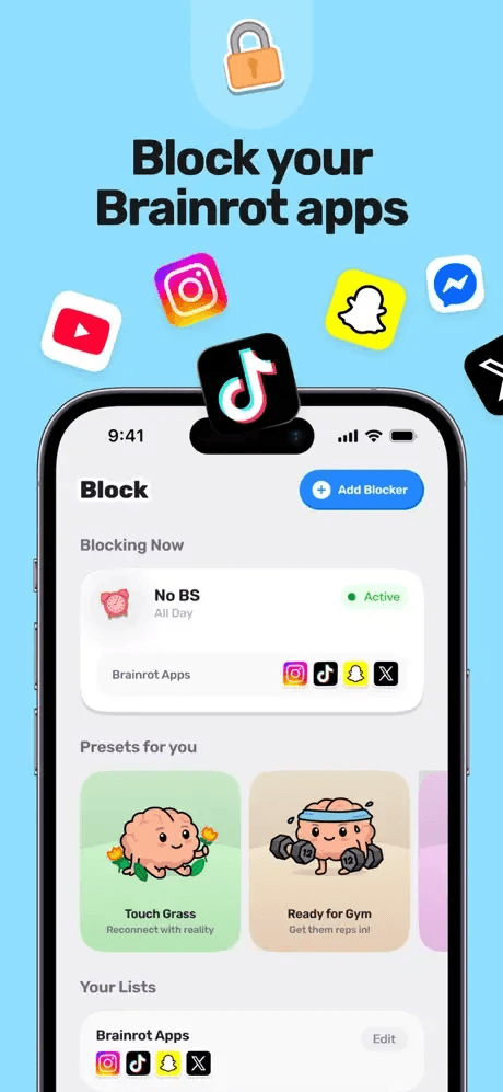 QuickScreens app screen 2